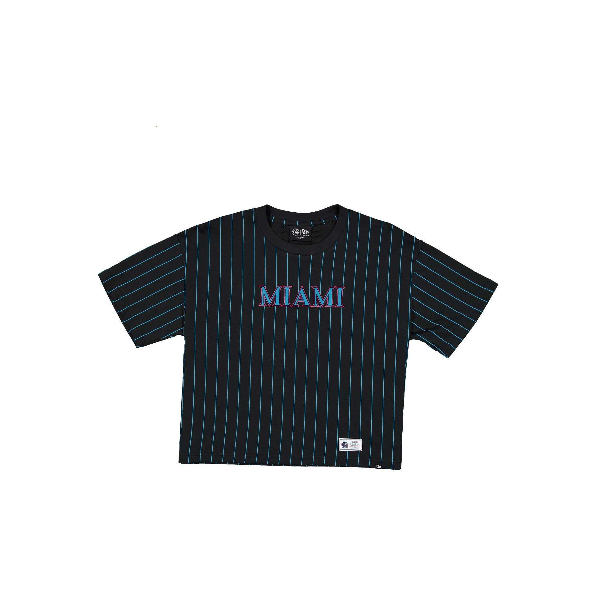 Miami Marlins 2026 City Connect Pinstripe Women's T-Shirt