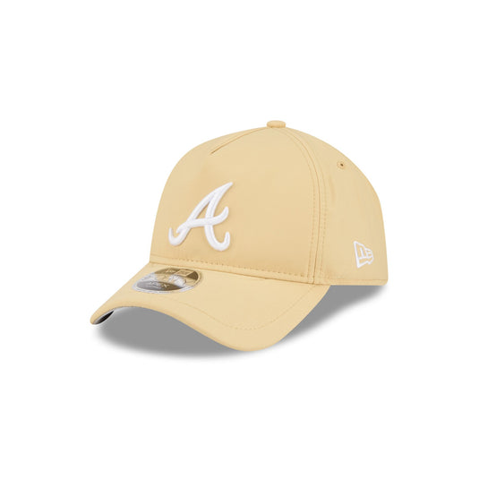 Atlanta Braves Beige 9FORTY APEX Snapback Hat - New Era Cap