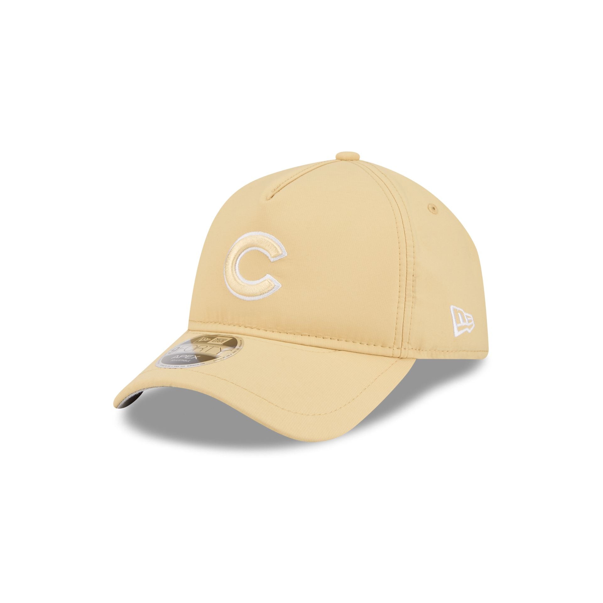Chicago Cubs Beige 9FORTY APEX Snapback Hat – New Era Cap