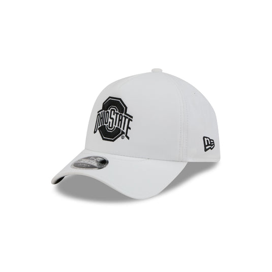 Ohio State Buckeyes White 9FORTY APEX Snapback Hat - New Era Cap