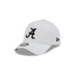 Alabama Crimson Tide White 9FORTY APEX Snapback Hat