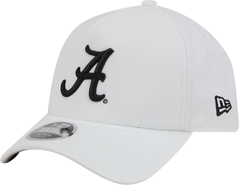 Alabama Crimson Tide White 9FORTY APEX Snapback Hat