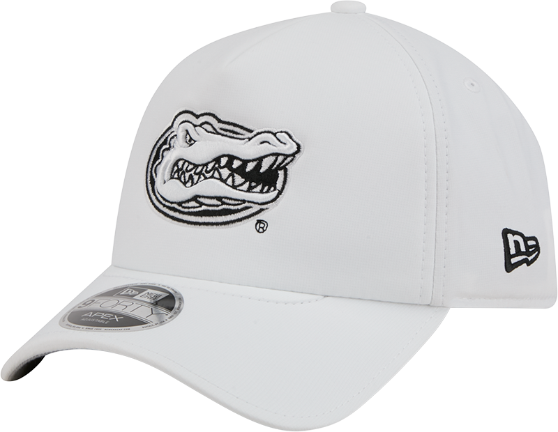 Florida Gators White 9FORTY APEX Snapback Hat