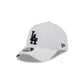 Los Angeles Dodgers White 9FORTY APEX Snapback Hat