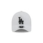 Los Angeles Dodgers White 9FORTY APEX Snapback Hat