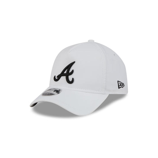 Atlanta Braves White 9FORTY APEX Snapback Hat - New Era Cap