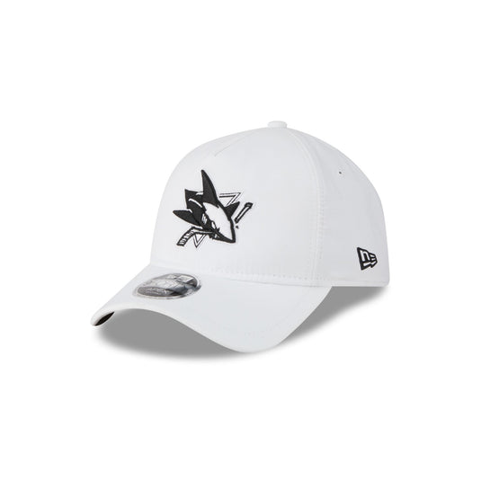 San Jose Sharks White 9FORTY APEX Snapback Hat - New Era Cap