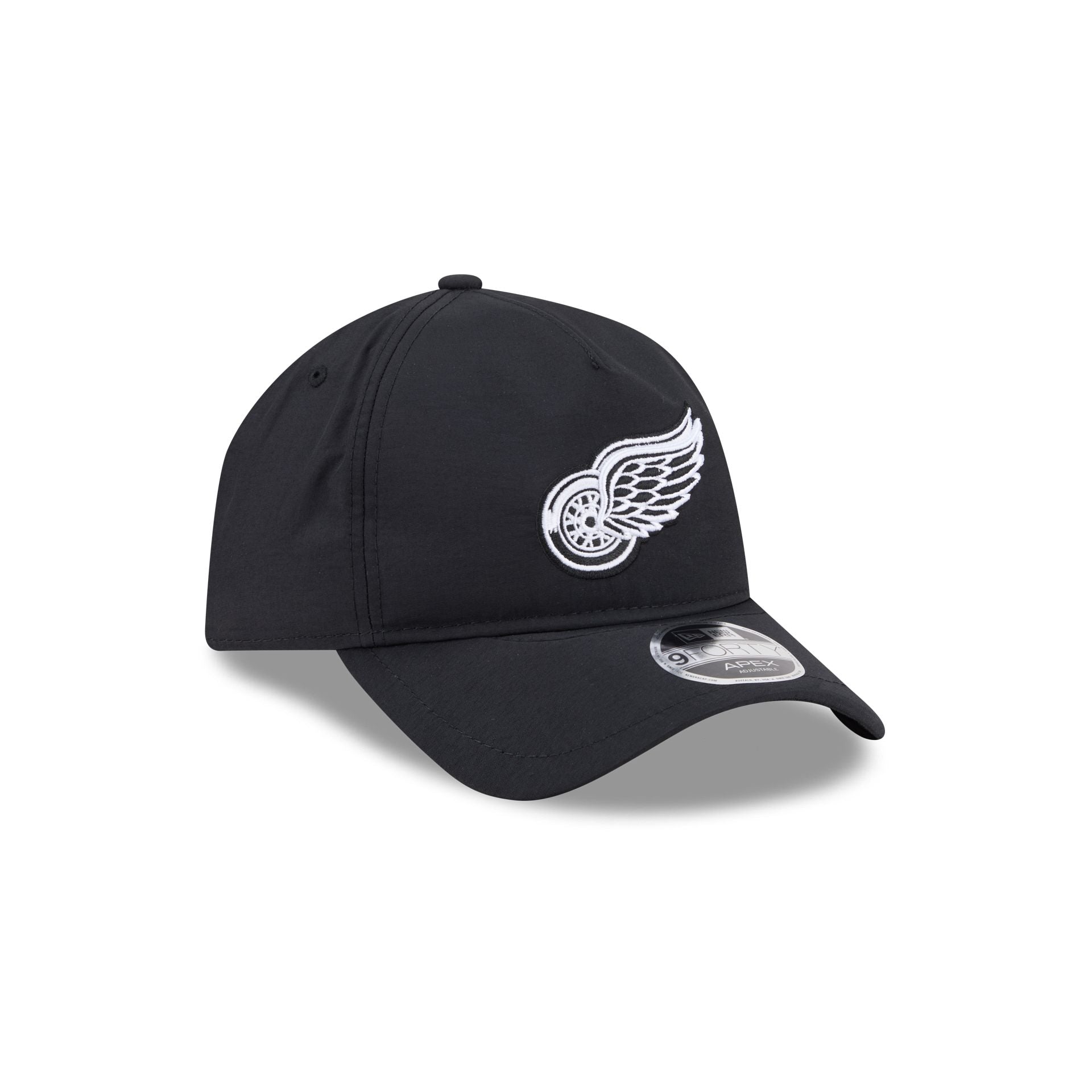 Detroit Red Wings Black 9FORTY APEX Snapback Hat