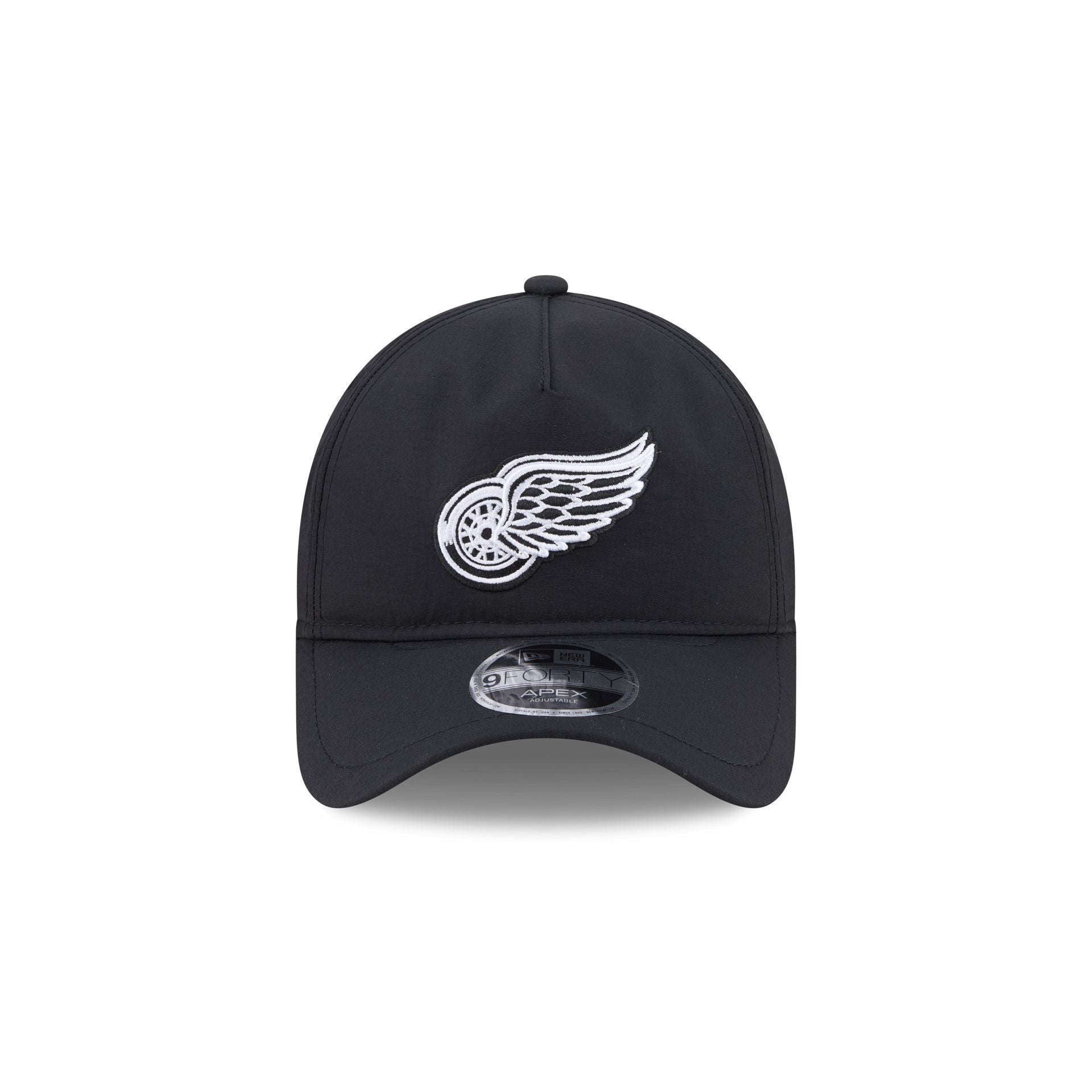 Detroit Red Wings Black 9FORTY APEX Snapback Hat
