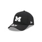 Michigan Wolverines Black 9FORTY APEX Snapback Hat