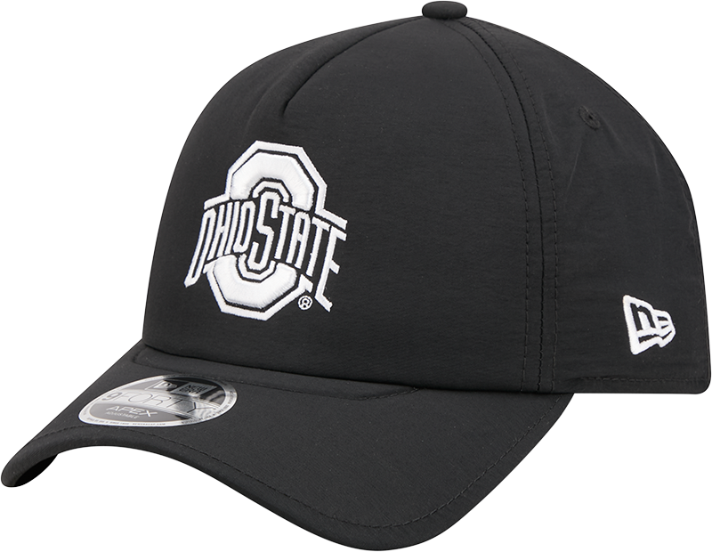 Ohio State Buckeyes Black 9FORTY APEX Snapback Hat