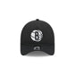 Brooklyn Nets Black 9FORTY APEX Snapback Hat