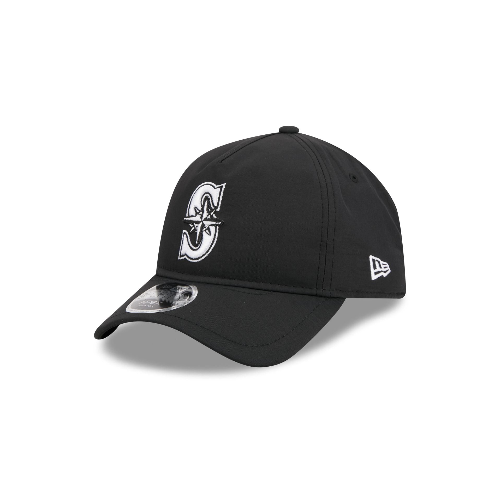 Seattle Mariners Black 9FORTY APEX Snapback Hat – New Era Cap
