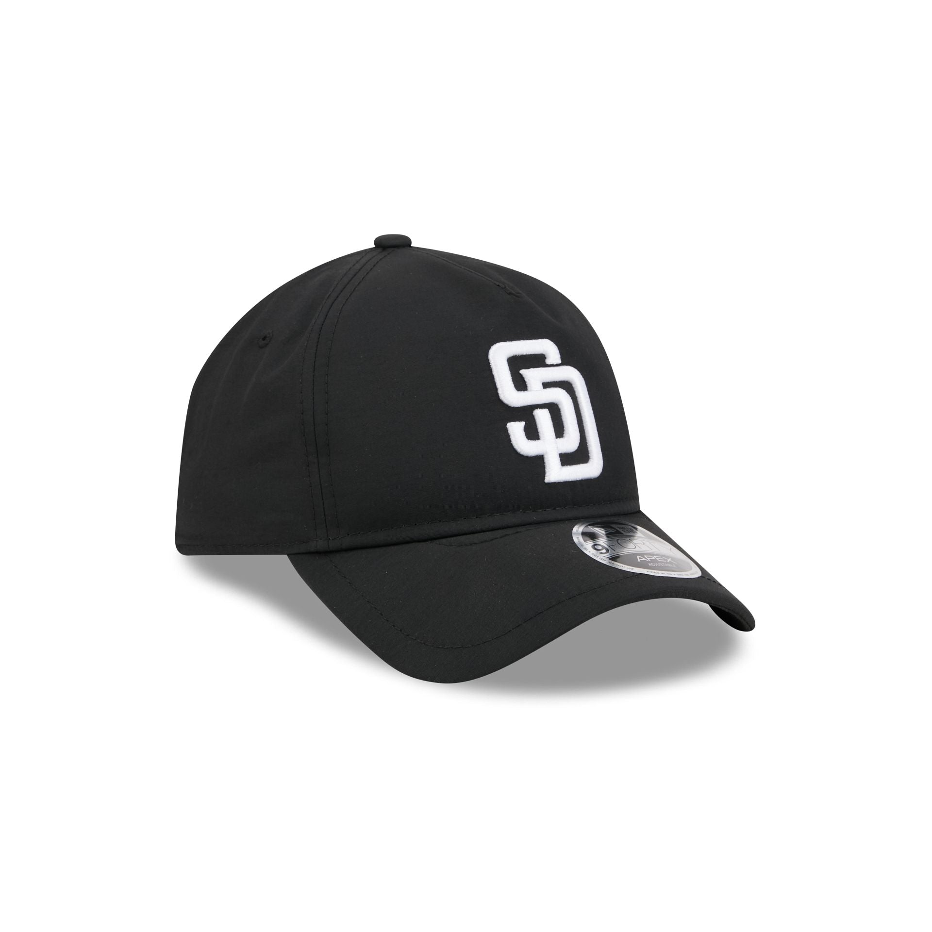 San Diego Padres Black 9FORTY APEX Snapback Hat