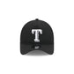 Texas Rangers Black 9FORTY APEX Snapback Hat