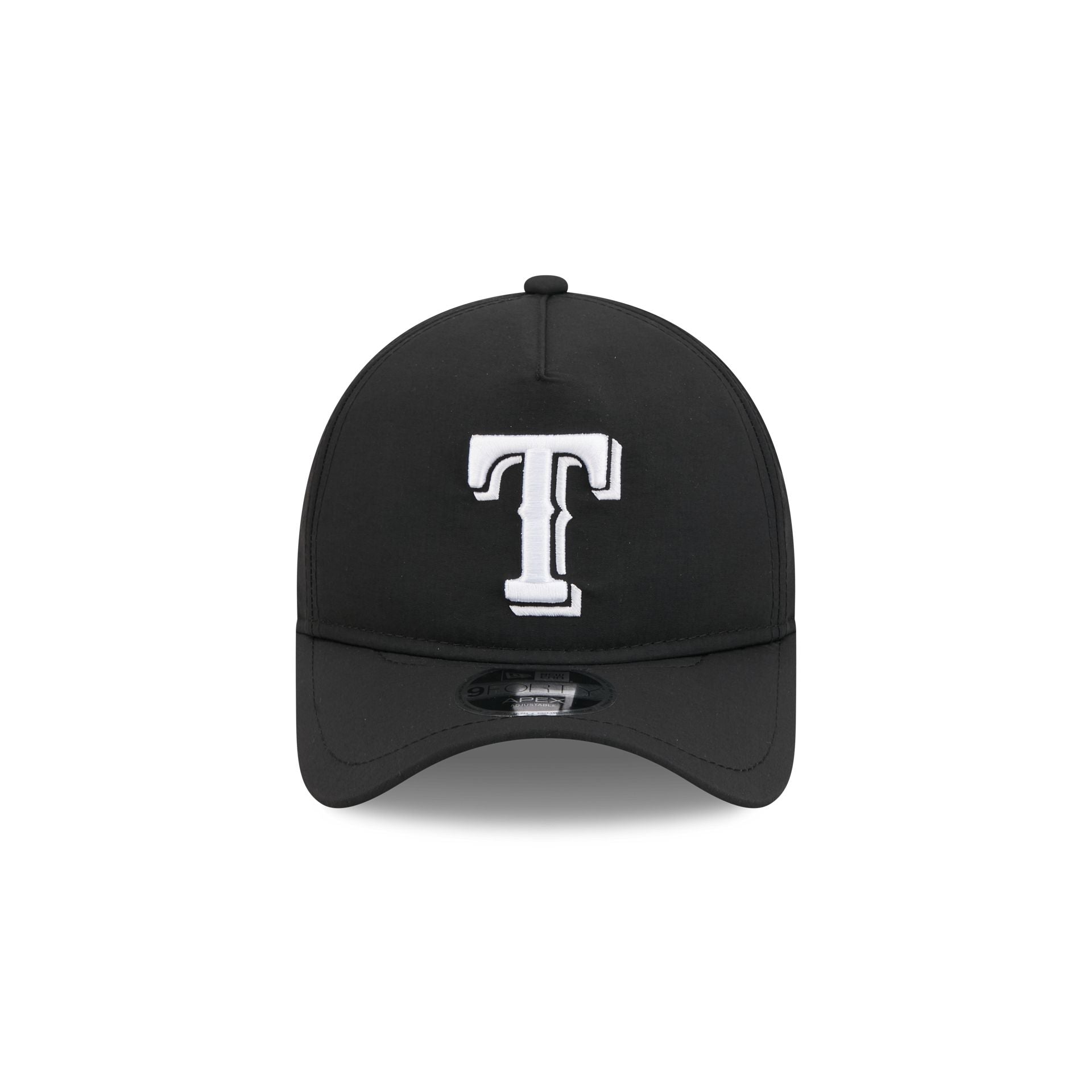 Texas Rangers Black 9FORTY APEX Snapback Hat