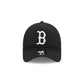 Boston Red Sox Black 9FORTY APEX Snapback Hat