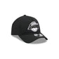 Los Angeles Lakers Black 9FORTY APEX Snapback Hat