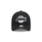 Los Angeles Lakers Black 9FORTY APEX Snapback Hat