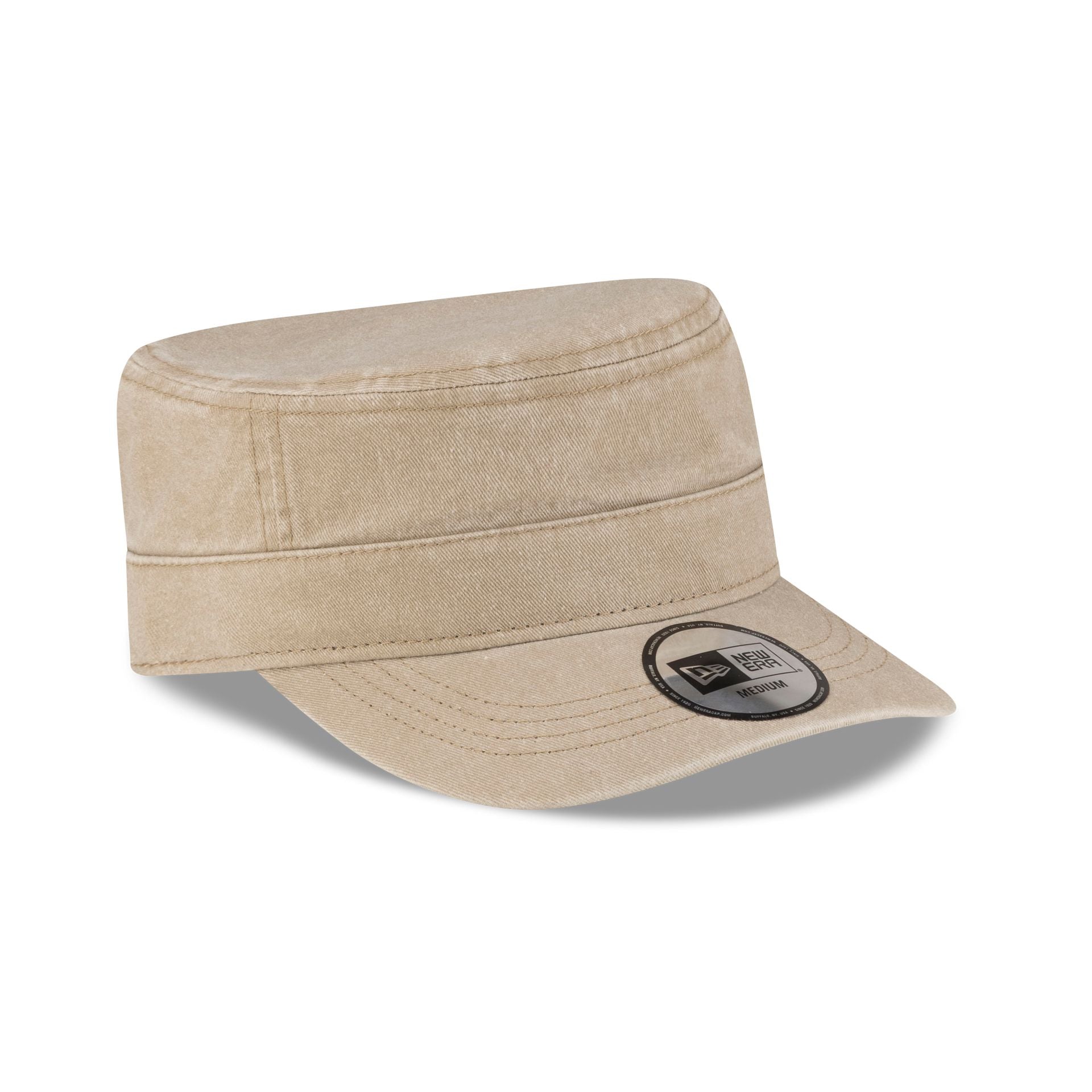Atlanta Braves Pigment Dye Khaki Military Cap