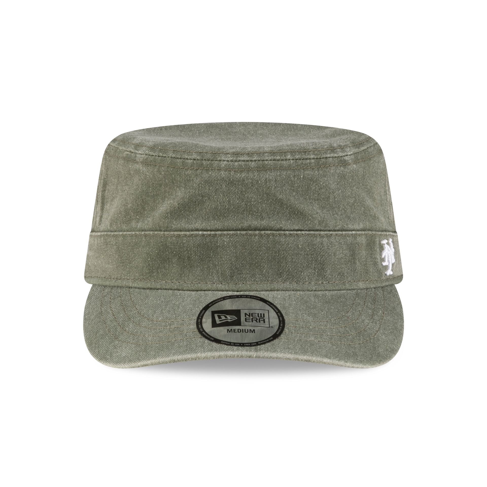 New York Mets Pigment Dye Olive Military Cap