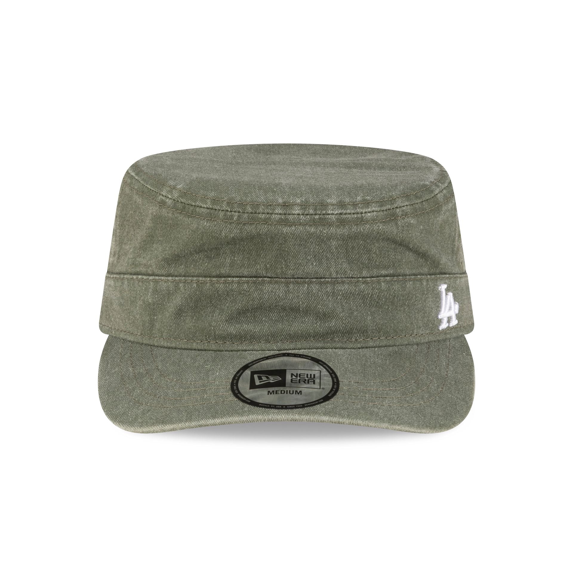 Los Angeles Dodgers Pigment Dye Olive Military Cap