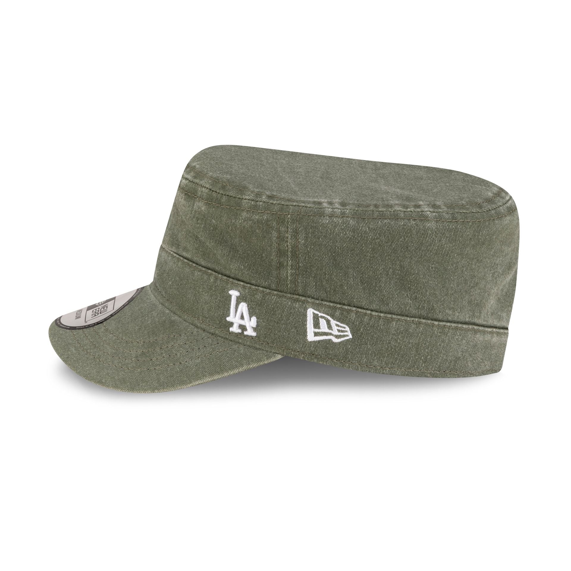 Los Angeles Dodgers Pigment Dye Olive Military Cap