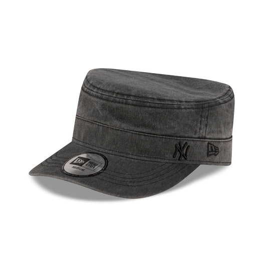 New York Yankees Pigment Dye Black Military Cap - New Era Cap