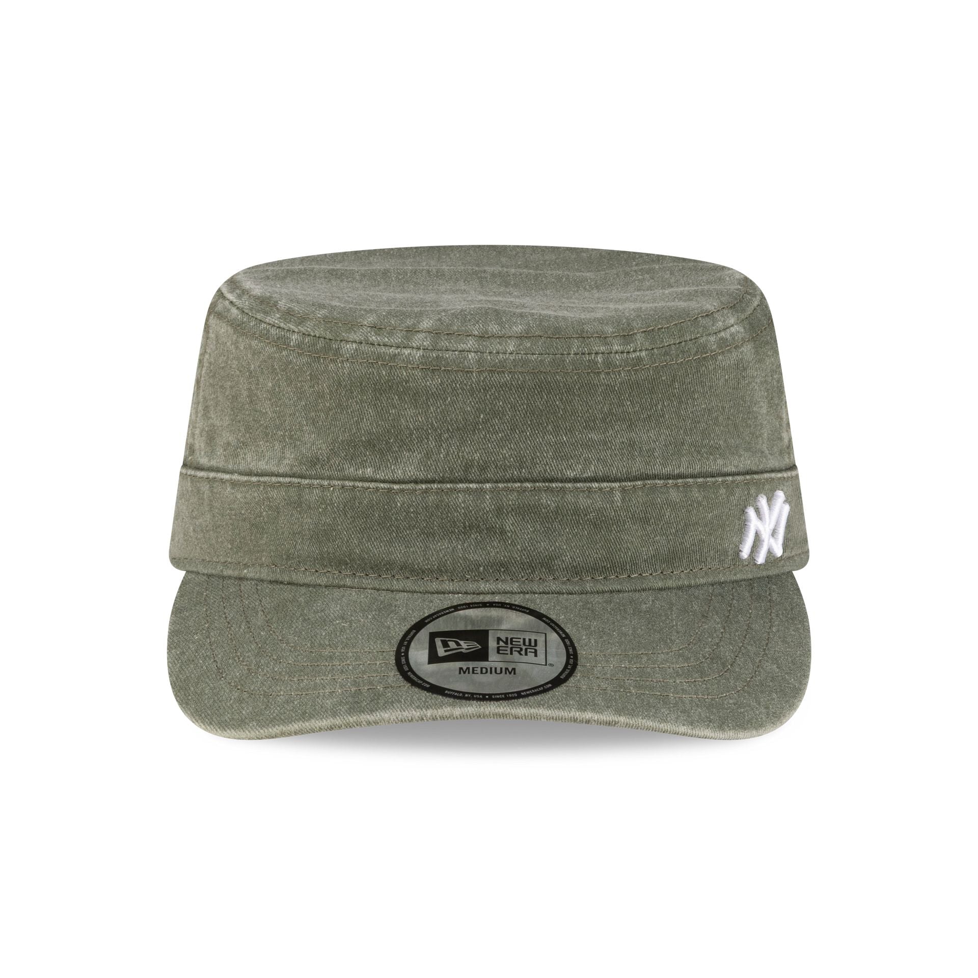 New York Yankees Pigment Dye Olive Military Cap