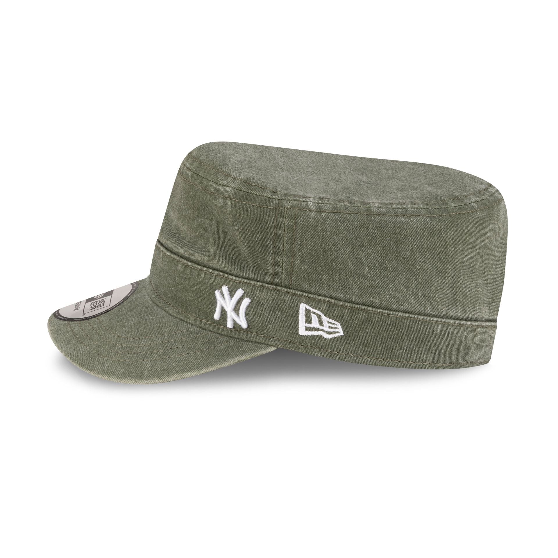 New York Yankees Pigment Dye Olive Military Cap