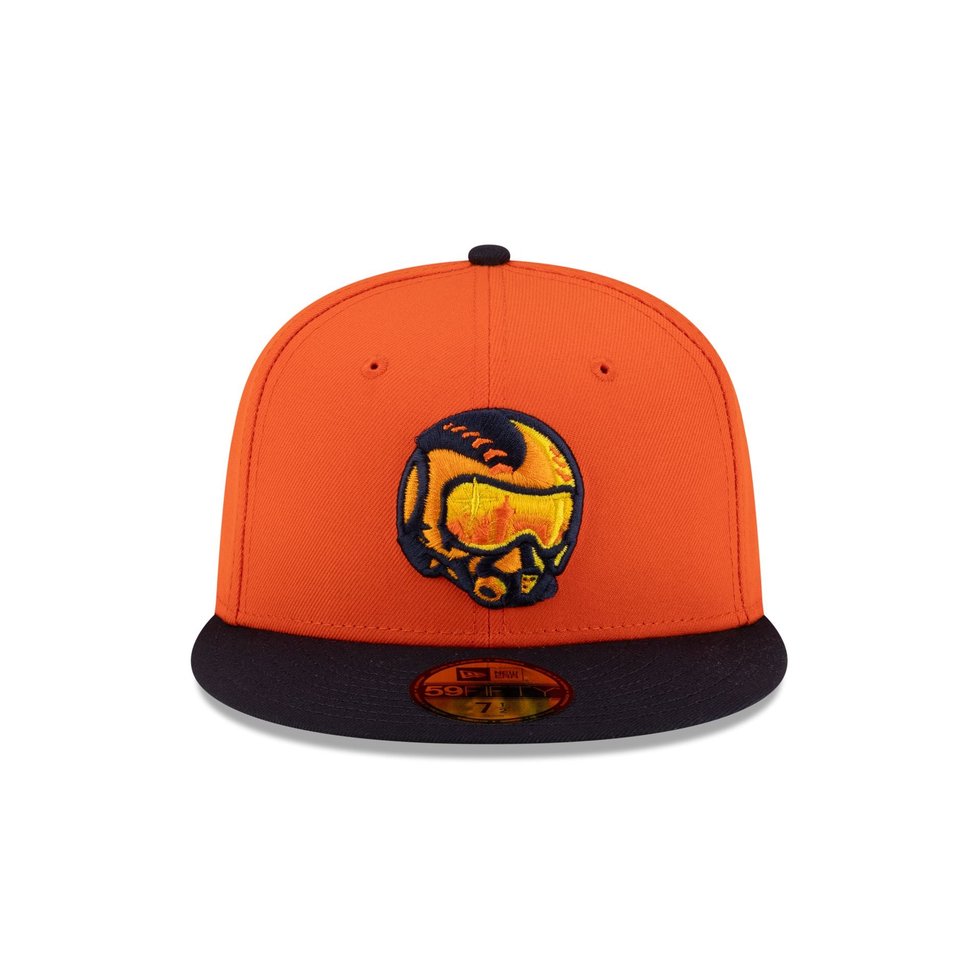Las Vegas Aviators Authentic Collection Alt Orange 59FIFTY Fitted Hat