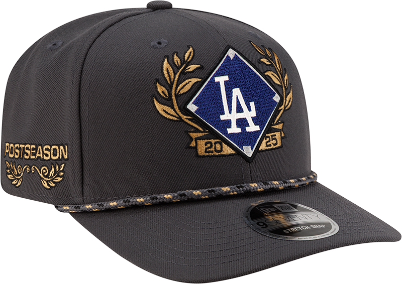 Los Angeles Dodgers 2025 NLDS Locker Room 9SEVENTY Stretch-Snap Hat
