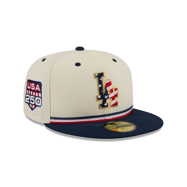Los Angeles Dodgers Independence Day 2026 59FIFTY Fitted Hat – New