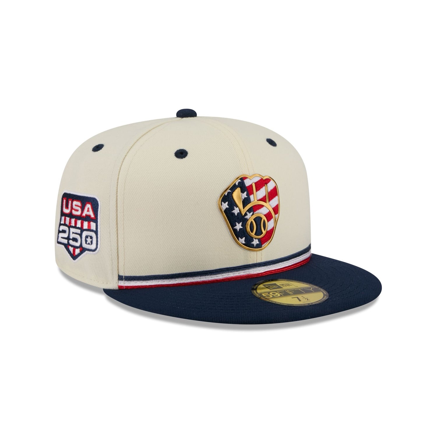 Milwaukee Brewers Independence Day 2026 59FIFTY Fitted Hat