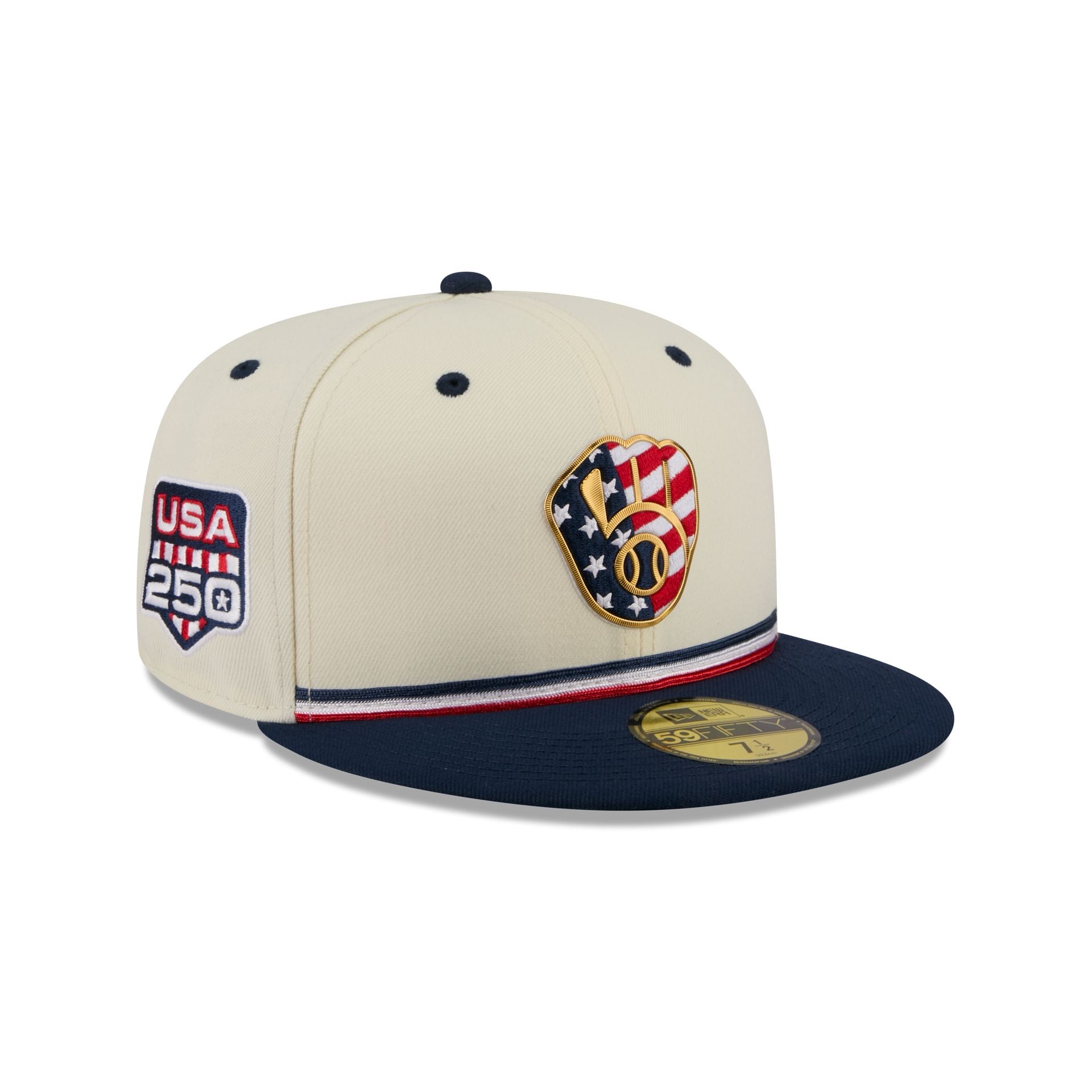 Milwaukee Brewers Independence Day 2026 59FIFTY Fitted Hat