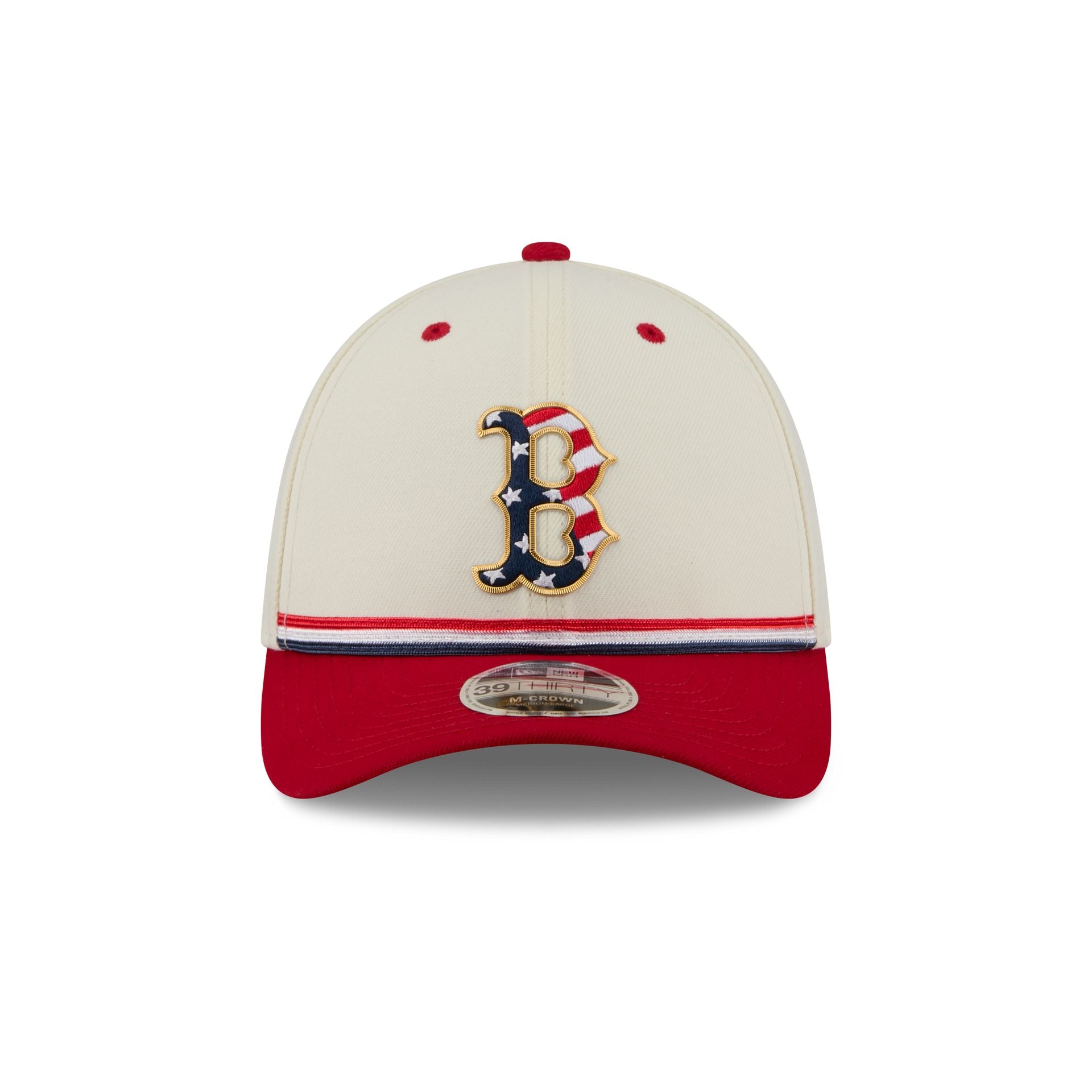 Boston Red Sox Independence Day 2026 39THIRTY M-Crown Stretch Fit Hat