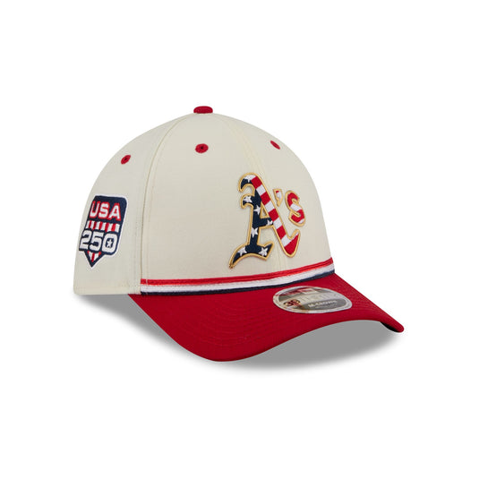 Athletics Independence Day 2026 39THIRTY M-Crown Stretch Fit Hat - New Era Cap