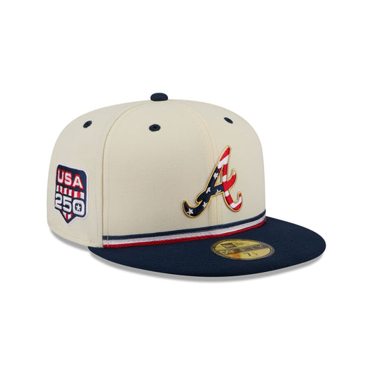 Atlanta Braves Independence Day 2026 59FIFTY Fitted Hat - New Era Cap