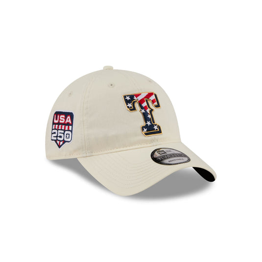Texas Rangers Independence Day 2026 9TWENTY Adjustable Hat - New Era Cap