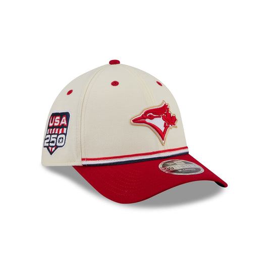Toronto Blue Jays Canada Day 2026 39THIRTY M-Crown Stretch Fit Hat - New Era Cap