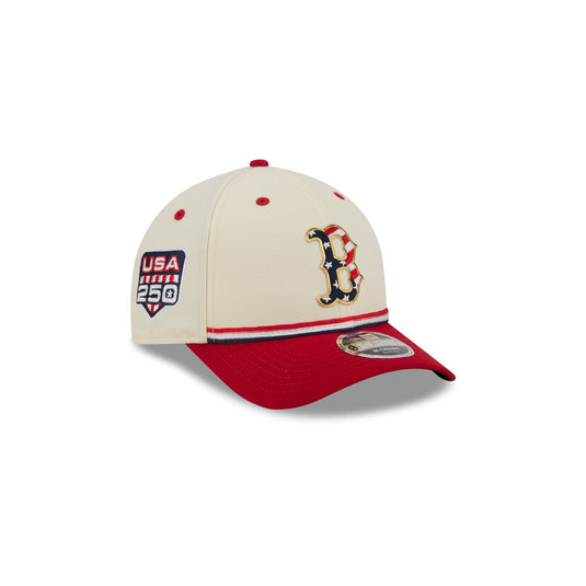 Boston Red Sox Independence Day 2026 Kids 9FORTY M-Crown Snapback Hat - New Era Cap