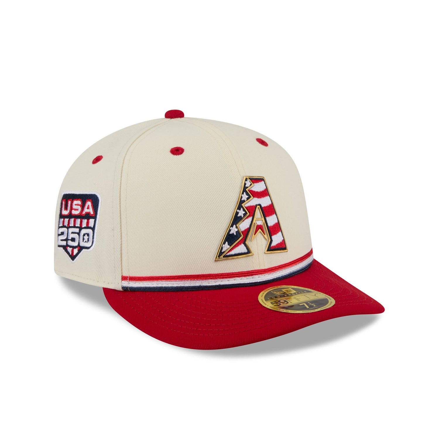 Arizona Diamondbacks Independence Day 2026 Low Profile 59FIFTY Fitted Hat