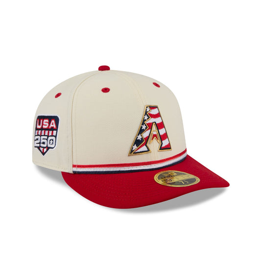 Arizona Diamondbacks Independence Day 2026 Low Profile 59FIFTY Fitted Hat - New Era Cap