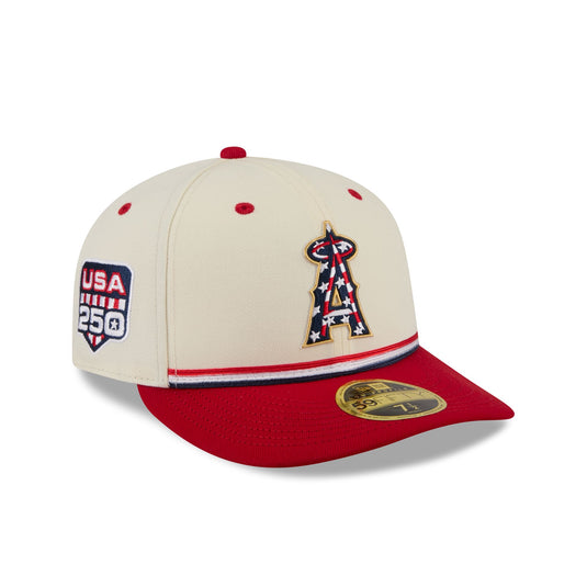 Los Angeles Angels Independence Day 2026 Low Profile 59FIFTY Fitted Hat - New Era Cap