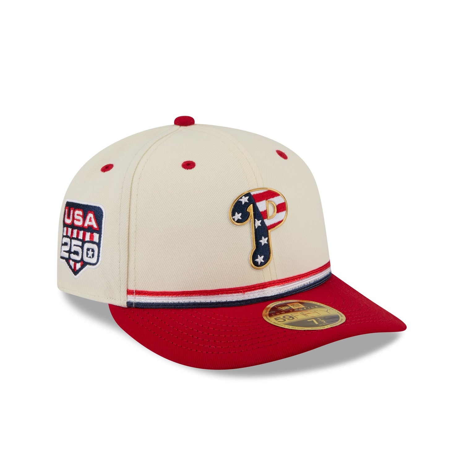 Philadelphia Phillies Independence Day 2026 Low Profile 59FIFTY Fitted Hat