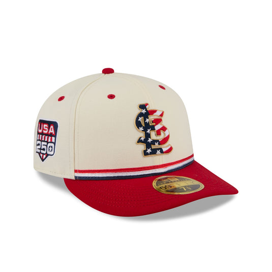 St. Louis Cardinals Independence Day 2026 Low Profile 59FIFTY Fitted Hat - New Era Cap
