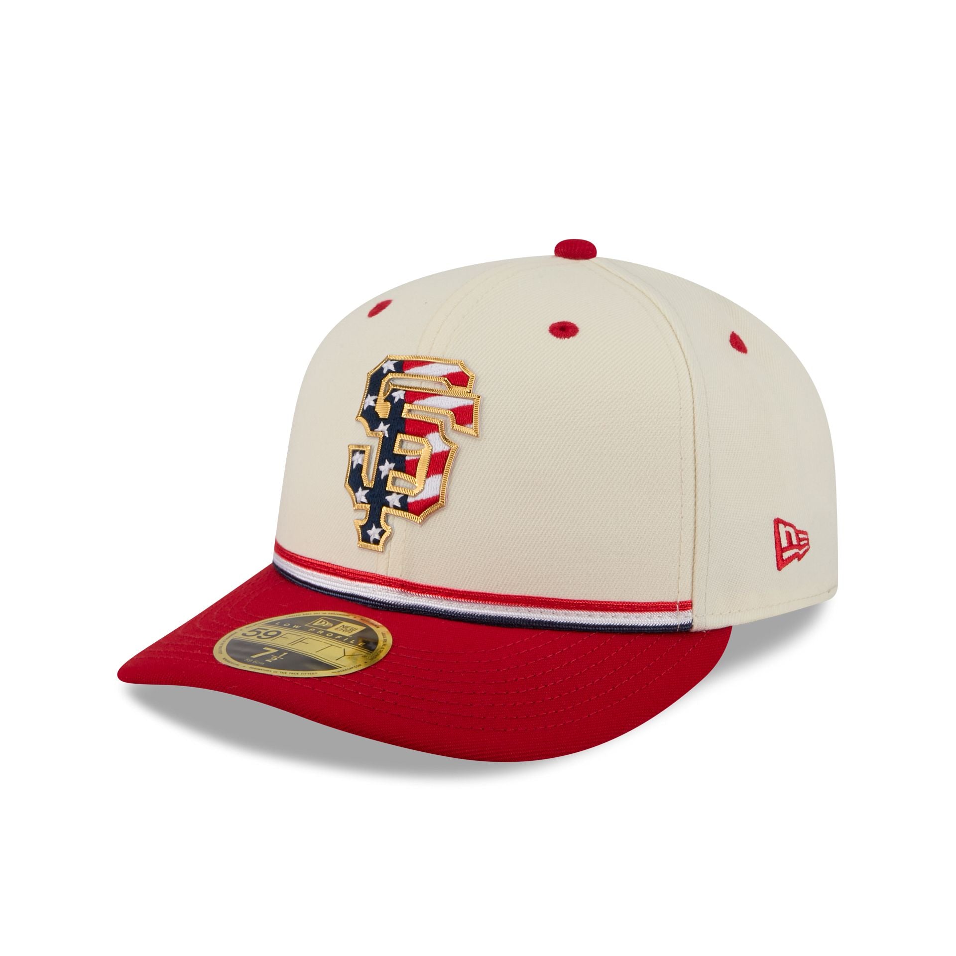 San Francisco Giants Independence Day 2026 Low Profile 59FIFTY Fitted Hat