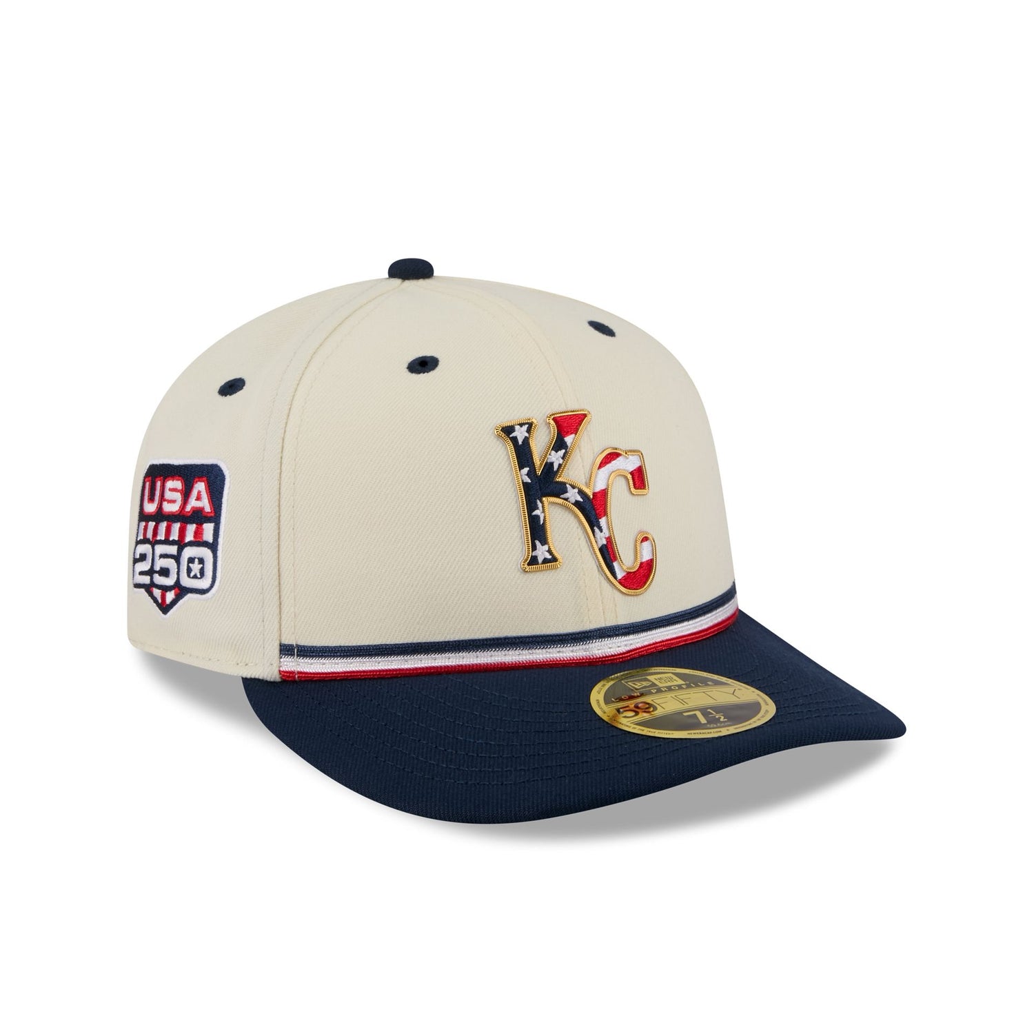 Kansas City Royals Independence Day 2026 Low Profile 59FIFTY Fitted Hat
