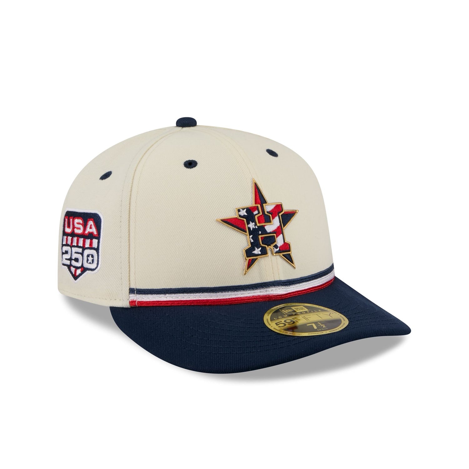 Houston Astros Independence Day 2026 Low Profile 59FIFTY Fitted Hat
