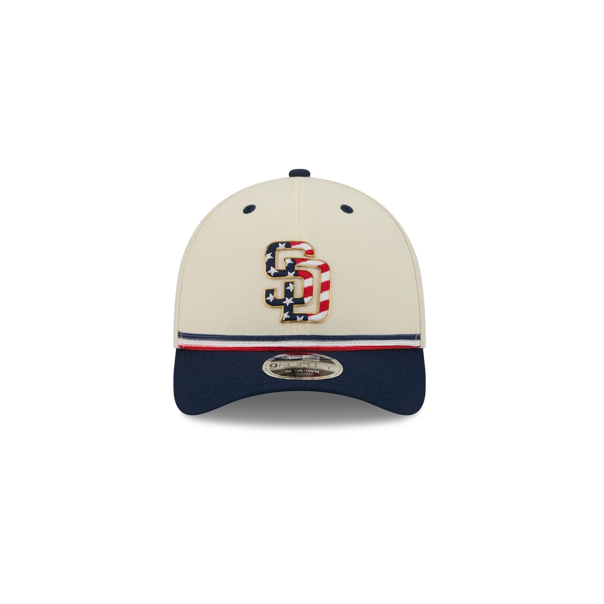 San Diego Padres Independence Day 2026 Kids 9FORTY M-Crown Snapback Hat